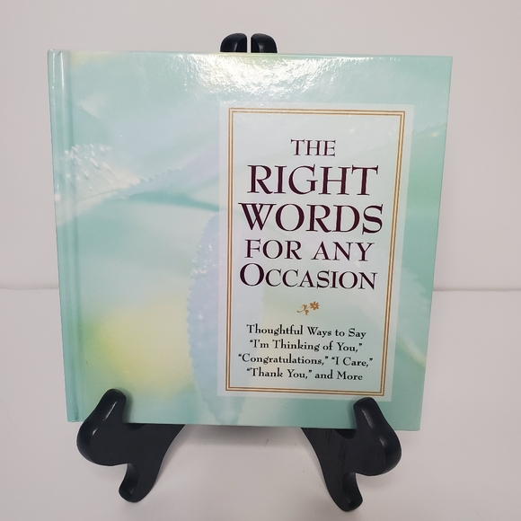 New Hardcover Book “The Right Words For Any Occasion” - Picture 3 of 11